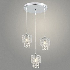 фото Подвес 06802/3HQ CR хром/хрусталь 3х40W E27 h700, GNV23