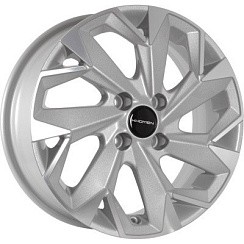 Фото Диск 15 6J*15 4/100/60,1+40 Khomen Wheels KHW-1508 (ZV X-Ray) Gray-FP