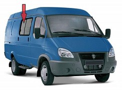 Фото ГАЗ 2705 Стекло боковое подвижное (стеклоблока) правое (ГАЗель фургон)