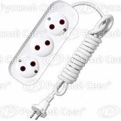 Фото Удлинитель 3х3м б/з 2х0.75кв.мм ПВС У6-639М  UNIVersal