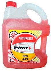 Фото Антифриз красный   5кг. PILOTS -40