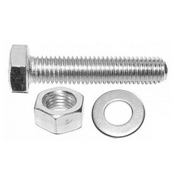 Фото НАБОР Болт с ш/г полная резьба DIN 933  6\ 35 (65/65) 0301013КЧ