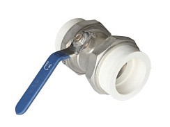 Фото Кран шаровый ПП Ду 63 мм разборный с 2 сторон***