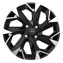 Фото Диск 15 6J*15 4/100/60,1+40 Khomen Wheels KHW-1508 (ZV X-Ray) Black-FP