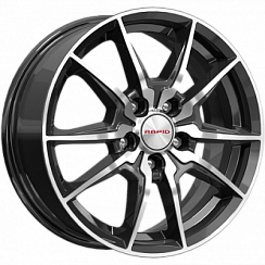 Фото Диск 16 6,5J*16 5/112/57,1+46 Адамар-оригинал КС886 алмаз чёрн. K&K