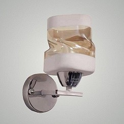 фото Бра 7464/1A CR+WT хром/белый 1х40W E27 d160 h180, XLD21