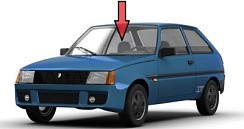 Фото ЗАЗ 1102 Стекло ветровое спз