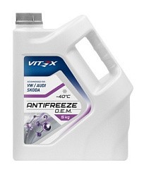 Фото Антифриз фиолетовый G12++  5кг. VITEX  O.E.M. for VW Audi Skoda, Mercedes 325.5, MAN