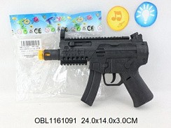 фото Пистолет на батарейках со свет/звук эффектами, арт.999-10PP