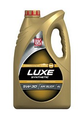 Фото Масло Лукойл ЛЮКС  5W30 SL/CF A5/B5   4л. син. (196256)