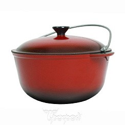 Фото Казан походный без крышки Эмаль д.260 объем 6 л Силумин (ЭКД06) УЦЕНКА!