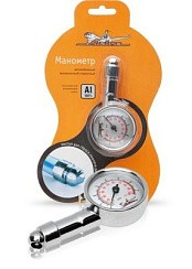 фото Манометр для шин метал. (7 атм) Airline APR-M-02