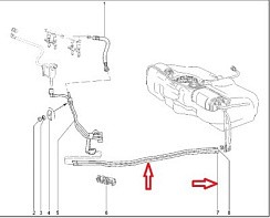 Фото Трубка топливная 2190 средняя