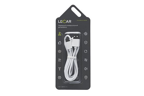 Фото Дата-кабель зарядный Type-C-USB LECAR "АВТОВАЗ" Фото Дата-кабель зарядный Type-C-USB LECAR "АВТОВАЗ"