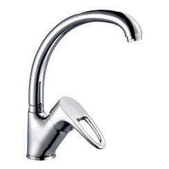 Фото Смеситель для кухни Lemen LB-91404, однорычажный, D40, гайка РАСПРОДАЖА