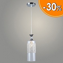 фото Подвес N5611/1HQ CH хром 1х40W Е27 d110 h800, QH23