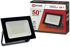 Фото Прожектор светодиодный 50Вт, 6500К, 4500Лм, IP65, IN HOME