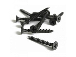 Фото Саморез 3,5х25 потай, крупная резьба, оксид (1500) 1000359 КЧ