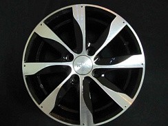 Фото Диск 14 5,5J*14 4/100/56,6+49 Джемини-ориг.алмаз чёрный K&K (r12909)