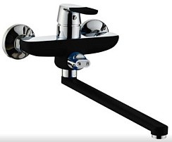 Фото Смеситель д/ванны Feinise S25114-35F с плоским изливом с переключателем душа (35мм) РАСПРОДАЖА