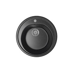 Фото Мойка ML-GM11 круглая, черная (308) 505мм, 180 мм, MIXLINE