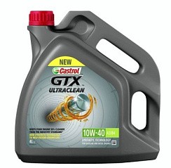 Фото Масло CASTROL GTX Ultraclean 10W40 A3/B4 SN   4л. п/с