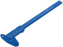 Фото Штангенциркуль пластиковый 150 мм/0,2 мм MOS