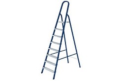 Фото Стремянка, 8 ступеней, стальная СИБРТЕХ // Pоссия