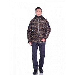 Фото Куртка демисезонная Камелот цвет Милитари ткань Softshell (Размер: 56-58,Рост: 182-188)
