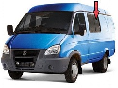 Фото ГАЗ 2705 Стекло боковое подвижное (стеклоблока) левое (ГАЗель фургон)