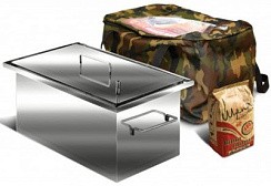 Фото Коптильня Ольховый дым "Универсал"450х250х200 1,5мм