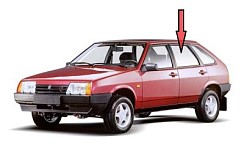 Фото ВАЗ 2109 Стекло задней двери опускное левое тонир.