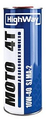Фото Масло 4Т HighWay Moto 4T 10W40 SJ JASO MA-2   1л. п/с