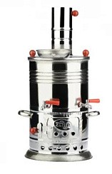 Фото Самовар Турецкий бочка 5 литр  два крана