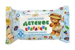 фото Мыло твердое "Детское" "Красавчик" с экстрактом ромашки 100г