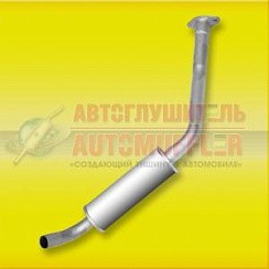 Фото Резонатор 2107 инжектор короткий под катализатор АК Стандарт