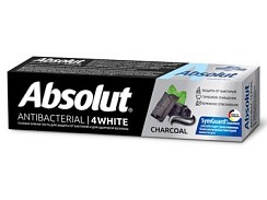 фото Зубная паста ABSOLUT  antibacterial 4WHITE, 110 г