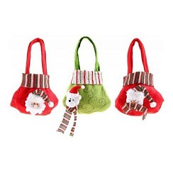 фото Мягкая сумка "Новогодние персонажи в колпаках 3 вида" 27*12 326841