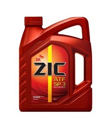 Фото Масло трансмиссионное ATF SP-3 ZIC   4л. синт.