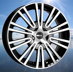 Фото Диск 14 5,5J*14 4/100/67,1+40 Адамас Алмаз.черн. K&K(3388)