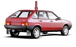 Фото ВАЗ 2109 Стекло боковины правое тонир. 591х389