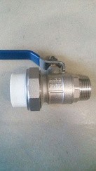 Фото Кран шаровый ПП Ду 25 мм разборный с 1 стороны НР (№30)