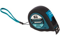 Фото Рулетка 8м*25мм магнитный обрезиненный зацеп, Gross Ergonomisch