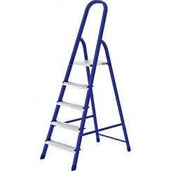 Фото Стремянка, 5 ступеней, стальная СИБРТЕХ // Pоссия