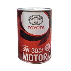Фото Масло TOYOTA Motor Oil  5W30 SP   1л. син. (железо)