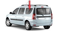 Фото ВАЗ Ларгус Стекло боковины неподвижное левое тонир