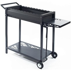 Фото Мангал стационарный 102х36х80 см, (дровница, столик), ROYALGRIL