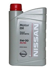 Фото Масло NISSAN Motor Oil  5W30 A5/B5 SL/CF   1л. син. (пластик)