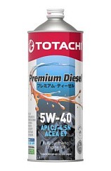 Фото Масло TOTACHI Premium Diesel Fully Synthetic 5W-40 CJ-4/SN 1л. син.