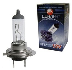 Фото Автолампа H7 12V 100W PX26d Диалуч CLASSIC ближний